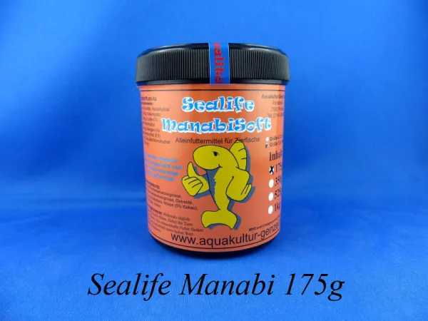 Sealife Manabi in unserer 175g Dose für alle Züchter von Zierfischen und Welsen